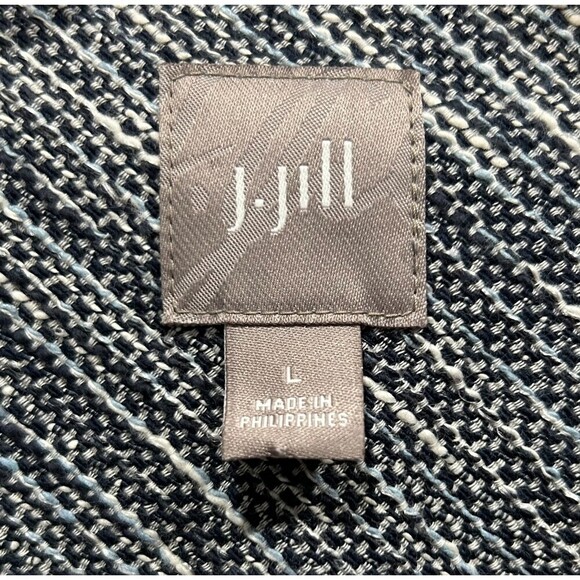 j. Jill Midnight Boucle Tweed Jacket, Large - Picture 13 of 13